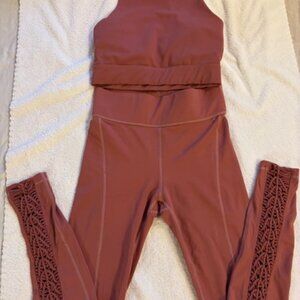 Carbon38 Seminyak Set – Macrame Mauve Pink | Size XS (top),S (bottom)